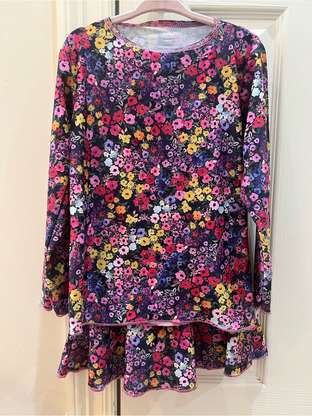Yoga Baby Girls' Floral athletic set